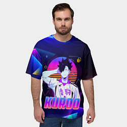 Футболка оверсайз мужская КУРОО ТЕЦУРО TETSURO NEON, цвет: 3D-принт — фото 2
