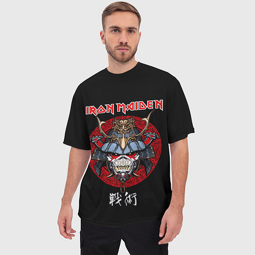 Мужская футболка оверсайз Iron Maiden, Senjutsu / 3D-принт – фото 3