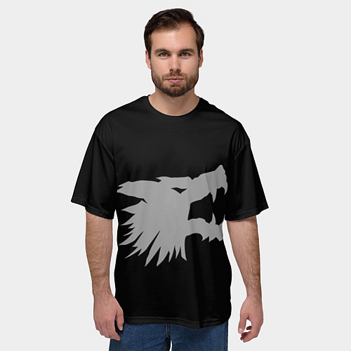 Мужская футболка оверсайз Гангрел / 3D-принт – фото 3