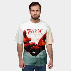 Футболка оверсайз мужская Temper Temper - Bullet For My Valentine, цвет: 3D-принт — фото 2