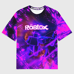 Футболка оверсайз мужская MUSIC ROBLOX РОБЛОКС Z, цвет: 3D-принт