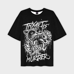 Футболка оверсайз мужская Thy Art Is Murder, цвет: 3D-принт