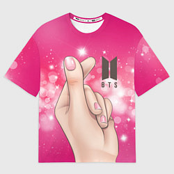 Футболка оверсайз мужская BTS БТС Z, цвет: 3D-принт