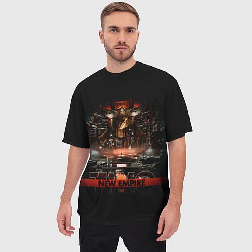 Мужская футболка оверсайз New Empire, Vol 2 - Hollywood Undead / 3D-принт – фото 3