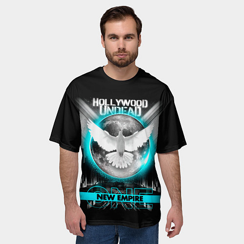 Мужская футболка оверсайз New Empire, Vol 1 - Hollywood Undead / 3D-принт – фото 3