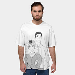 Футболка оверсайз мужская Bj MD и Чан У, цвет: 3D-принт — фото 2