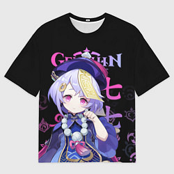 Футболка оверсайз мужская Ци Ци, Genshin Impact, цвет: 3D-принт