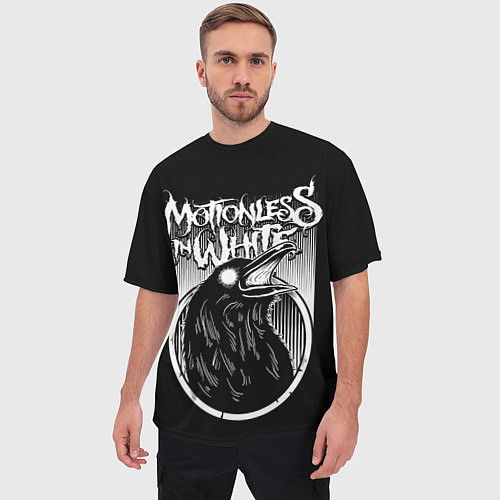 Мужская футболка оверсайз Motionless in White / 3D-принт – фото 3