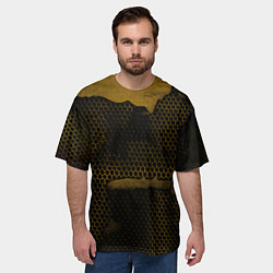 Футболка оверсайз мужская Pittsburgh Penguins на спине, цвет: 3D-принт — фото 2