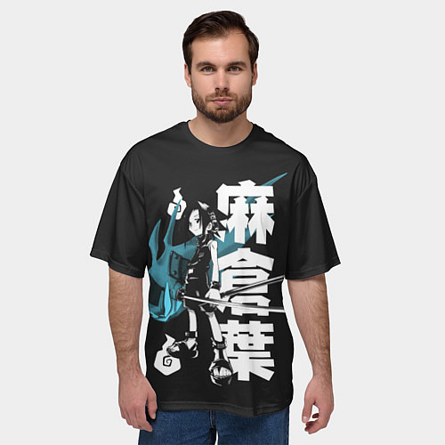 Мужская футболка оверсайз Йо Аса / 3D-принт – фото 3