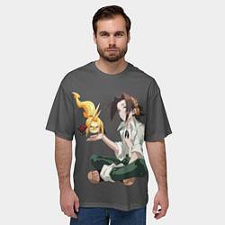 Футболка оверсайз мужская Веслый Йо, цвет: 3D-принт — фото 2