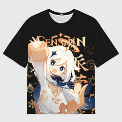 Футболка оверсайз мужская Паймон Genshin Impact, цвет: 3D-принт