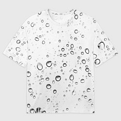 Мужская футболка оверсайз Утренний дождь