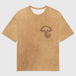 Футболка оверсайз мужская Зонтик Игра в кальмара, цвет: 3D-принт