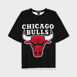 Футболка оверсайз мужская B C Chicago Bulls, цвет: 3D-принт