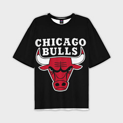 Футболка оверсайз мужская B C Chicago Bulls, цвет: 3D-принт