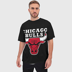 Футболка оверсайз мужская B C Chicago Bulls, цвет: 3D-принт — фото 2