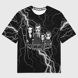 Футболка оверсайз мужская Addams family Семейка Аддамс, цвет: 3D-принт