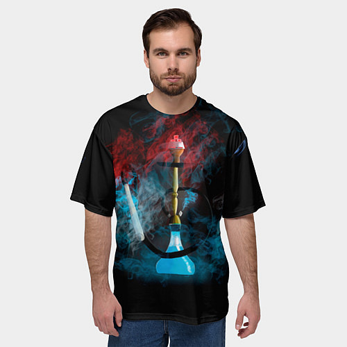 Мужская футболка оверсайз Калдик / 3D-принт – фото 3