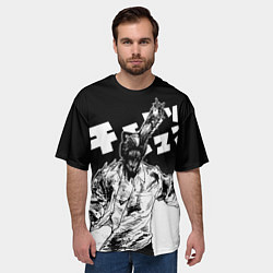 Футболка оверсайз мужская Человек-бензопила Chainsaw Man, цвет: 3D-принт — фото 2