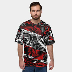 Футболка оверсайз мужская Оружейный барон, цвет: 3D-принт — фото 2