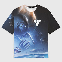 Футболка оверсайз мужская DESTINY 2 ЛЕДЯНОЙ МАРС ТАЙНЫЙ ГЕРОЙ, цвет: 3D-принт