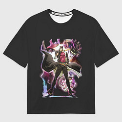 Футболка оверсайз мужская Джотаро Куджо Джо Джо, цвет: 3D-принт