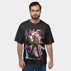 Футболка оверсайз мужская Джотаро Куджо Джо Джо, цвет: 3D-принт — фото 2