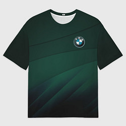 Мужская футболка оверсайз GREEN BMW