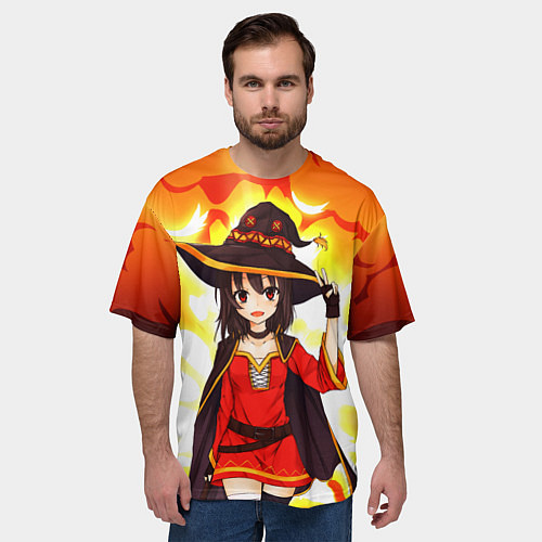 Мужская футболка оверсайз Mеgumin / 3D-принт – фото 3