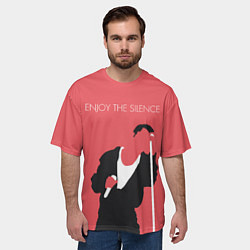 Футболка оверсайз мужская Ганн на концерте, цвет: 3D-принт — фото 2