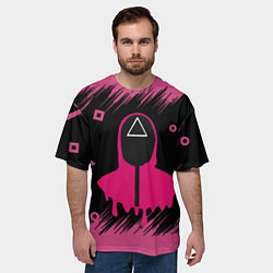 Футболка оверсайз мужская SQUID GAME ИГРА В КАЛЬМАРА, цвет: 3D-принт — фото 2