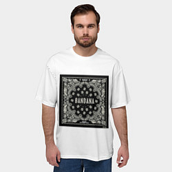Футболка оверсайз мужская KIZARU BANDANA, цвет: 3D-принт — фото 2