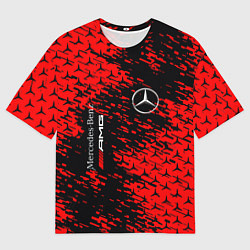 Футболка оверсайз мужская Merсedes, цвет: 3D-принт