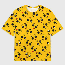 Мужская футболка оверсайз FORTNITE BANANA FACE PATTERN ФОРТНАЙТ ЛИЦО БАНАНА