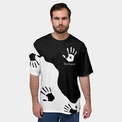 Футболка оверсайз мужская TES WE KNOW МЫ ЗНАЕМ, цвет: 3D-принт — фото 2