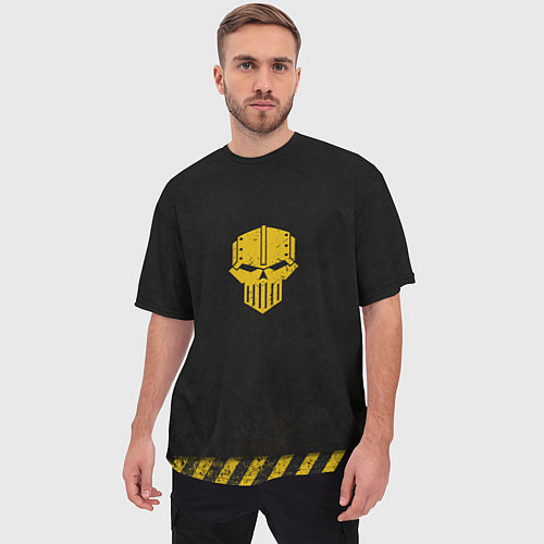 Мужская футболка оверсайз Железные Воины до Ереси цвет легиона / 3D-принт – фото 3