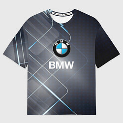 Футболка оверсайз мужская BMW Logo, цвет: 3D-принт