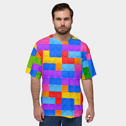 Футболка оверсайз мужская Лего-го, цвет: 3D-принт — фото 2