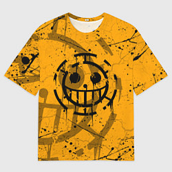 Футболка оверсайз мужская ONE PIECE ПИРАТЫ ЛОГО, цвет: 3D-принт