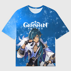 Футболка оверсайз мужская КЭЙА KAEYA, цвет: 3D-принт