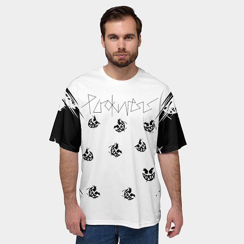 Мужская футболка оверсайз PYROKINESIS / 3D-принт – фото 3