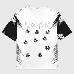 Футболка оверсайз мужская PYROKINESIS, цвет: 3D-принт