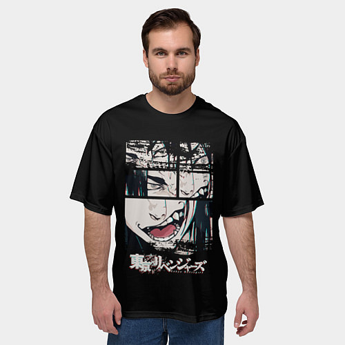 Мужская футболка оверсайз Кейсуке Токийские Мстители / 3D-принт – фото 3