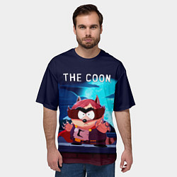Футболка оверсайз мужская The Coon - Енот Южный Парк, цвет: 3D-принт — фото 2