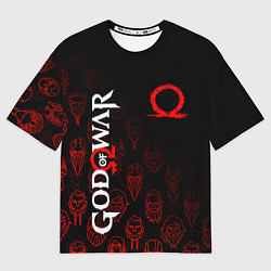 Футболка оверсайз мужская GOD OF WAR HEROES ГЕРОИ, цвет: 3D-принт