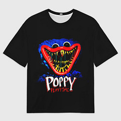 Футболка оверсайз мужская Poppy Playtime: Huggy, цвет: 3D-принт