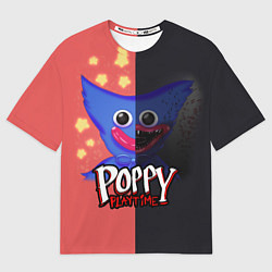Футболка оверсайз мужская POPPY PLAYTIME: TWO SIDES, цвет: 3D-принт