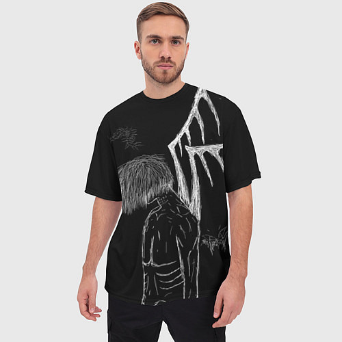 Мужская футболка оверсайз Dead Ghoul / 3D-принт – фото 3