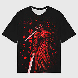Футболка оверсайз мужская Katana Man Chainsaw Man, цвет: 3D-принт